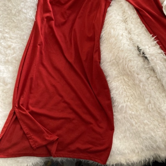 Orange/Red One sleeved Bodycon dress🥰❣️ - Picture 5 of 5
